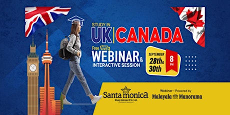 Study in Canada / UK Free Interactive Webinar