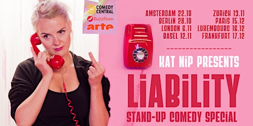 Kat Nip Presents: LIABILITY | English Stand-up Comedy | Paris