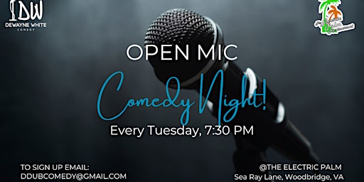 Imagen principal de Open MicComedy at The Electric Palm