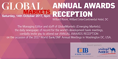 The GlobalMarkets Annual Awards Reception 2017 primary image