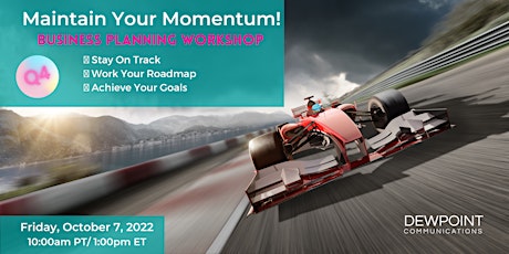 Maintain Your Momentum – Solopreneur Q4 Business Planning Workshop(Virtual)