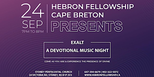 Exalt : A Devotional Music Night