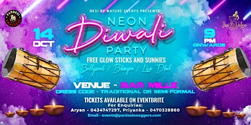 Neon Diwali Party