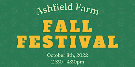 Ashfield Farm Fall Festival 2022