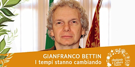 APERITIVO CON L'AUTORE | Gianfranco Bettin