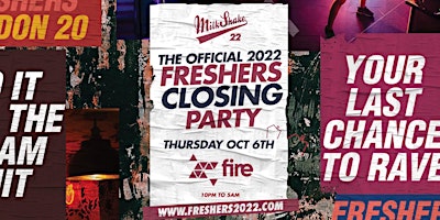 The Official Freshers Closing Party 2022