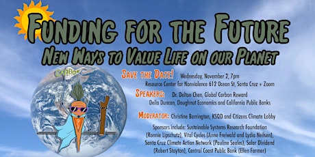 Funding for the Future: New Ways to Value Life on our Planet