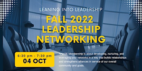 Fall 2022  Leadership Networking primary image