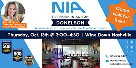 Network In Action - Donelson Founding Members + Visitors