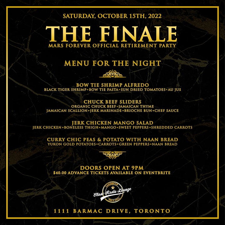THE FINALE - OFFICIAL RETIREMENT FOR MARS FOREVER image