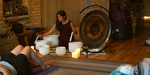 Sound Bath Meditation with Crystal Singing Bowls & Gong