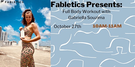 Gabriella Souzima Workout event at Fabletics in Aventura Mall