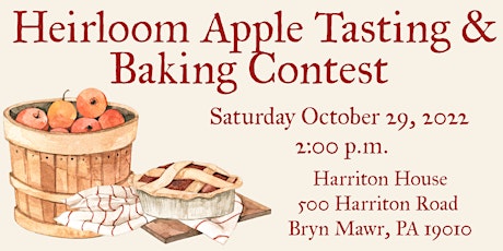 Heirloom Apple Tasting & Baking Contest