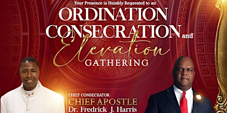 Ordination. Elevation and Consecration of Bishop Elect Dr. KK Middleton