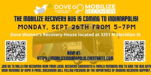 Mobilize Recovery Across America is coming to Dove Recovery House!