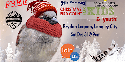 5th Annual Christmas Bird Count for Kids & Youth