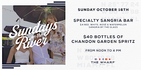 Sundays On The River at The Wharf Miami!