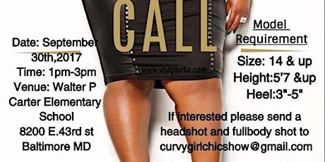 CURVY GIRL CHIC CASTING CALL primary image