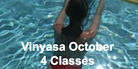 Aqua Yoga Vinyasa October -4 Classes primary image