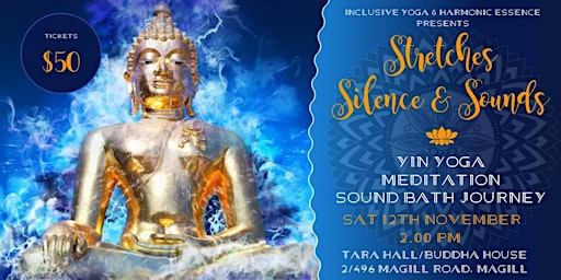 Sold Out - Stretches, Silence and Sounds - Yin Yoga & Sound Immersion primary image