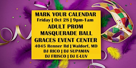 Adult Prom & Masquerade Ball 2022