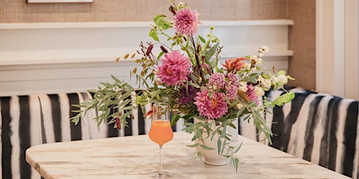 French-Style Flower Arrangement Workshop and Unlimited Mimosa Tasting