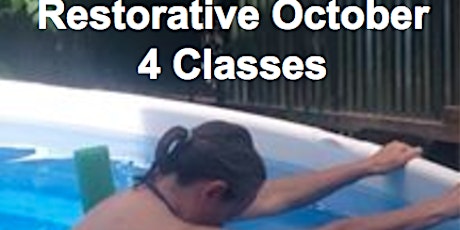 Aqua Yoga Restorative October - 4 Classes primary image