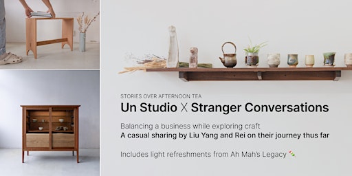 Afternoon tea at Un Studio | Stories about fine furniture making & pottery