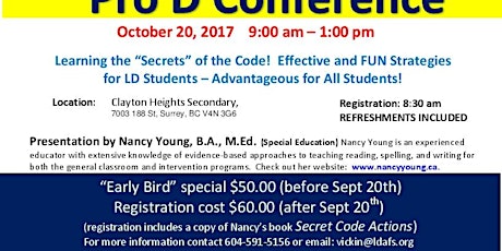 The "Secrets of the Code"  Effective & Fun  Reading Strategies for LD Kids primary image