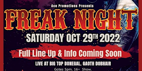 Fomhair Festival presents Freak Night