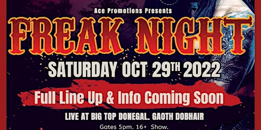 Fomhair Festival presents Freak Night