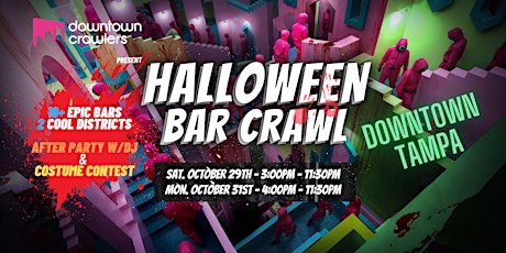 Halloween Bar Crawl 10/29 - Downtown Tampa