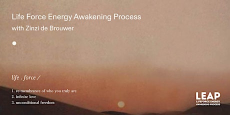 LEAP Lifeforce Energy Awakening Process - DEN BOSCH with Zinzi