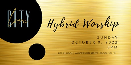 October Hybrid Worship