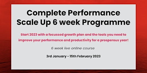 Complete Performance Scale Up 6 Week Programme