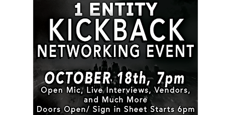 Funky Skunk presents 1 ENTITY KICKBACK Networking Event
