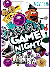 ADULT GAME NIGHT