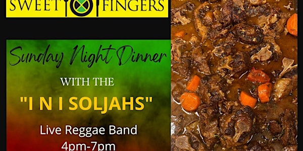 Sunday Night Dinner with Live Reggae
