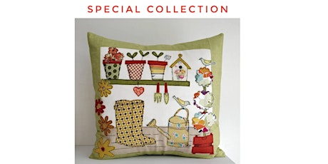 The Potting Shed Applique Autumn Cushion Workshop - Special Collection