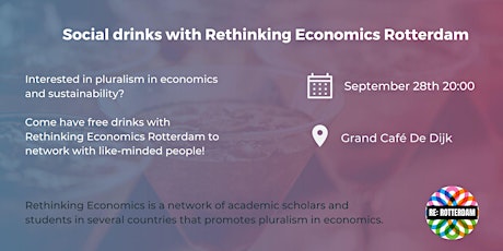 Social drinks with Rethinking Economics Rotterdam!