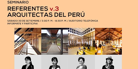 Imagen principal de REFERENTES v.3 | ARQUITECTAS DEL PERÚ