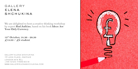 Workshop: Ideas Are Your Only Currency, by Rod Judkins primary image