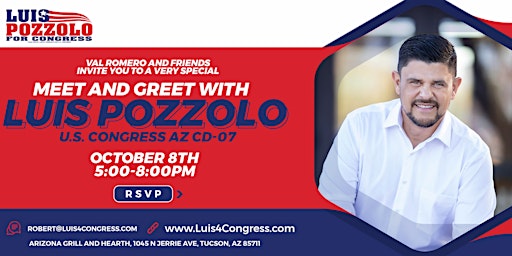 Meet and Greet with Luis Pozzolo hosted by Val Romero