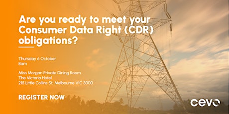 Meeting your Consumer Data Right (CDR) Obligations in the Energy Sector