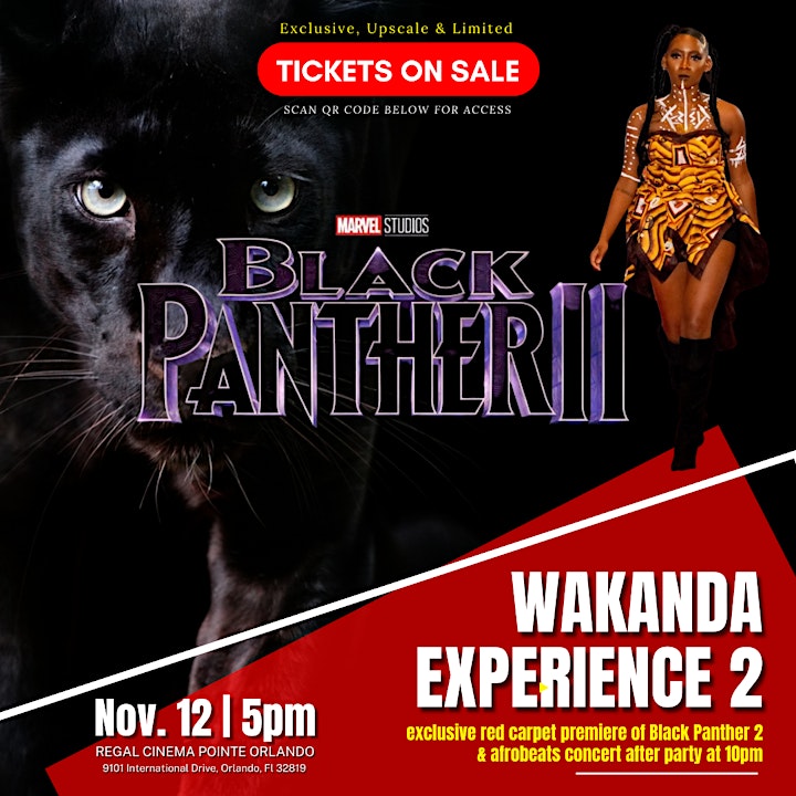 WAKANDA EXPERIENCE 2 - Official Black Panther Afrobeats After Party Concert image