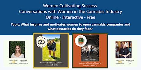Women Cultivating Success - Conversations with Women in Cannabis Businesses