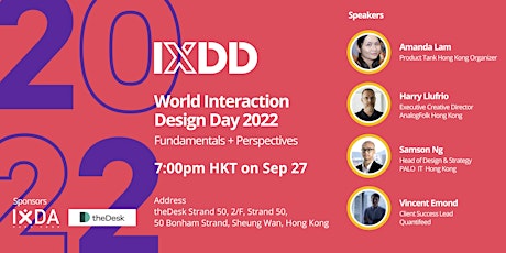 World Interaction  Design Day 2022: Fundamentals + Perspectives
