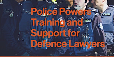 Primaire afbeelding van Stop, Question and Search/Racial Profiling Training for Defence Lawyers Vic