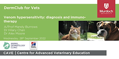 DermClub for Vets - Venom hypersensitivity: diagnosis and immunotherapy primary image