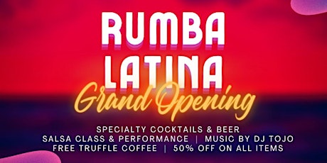 Cielos Cafe & Bar Grand Opening Party : Rumba Latina